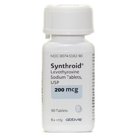 LEVOTHYROXINE (SYNTHROID) 200 MCG